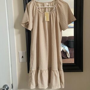 MK checkered light/airy dress